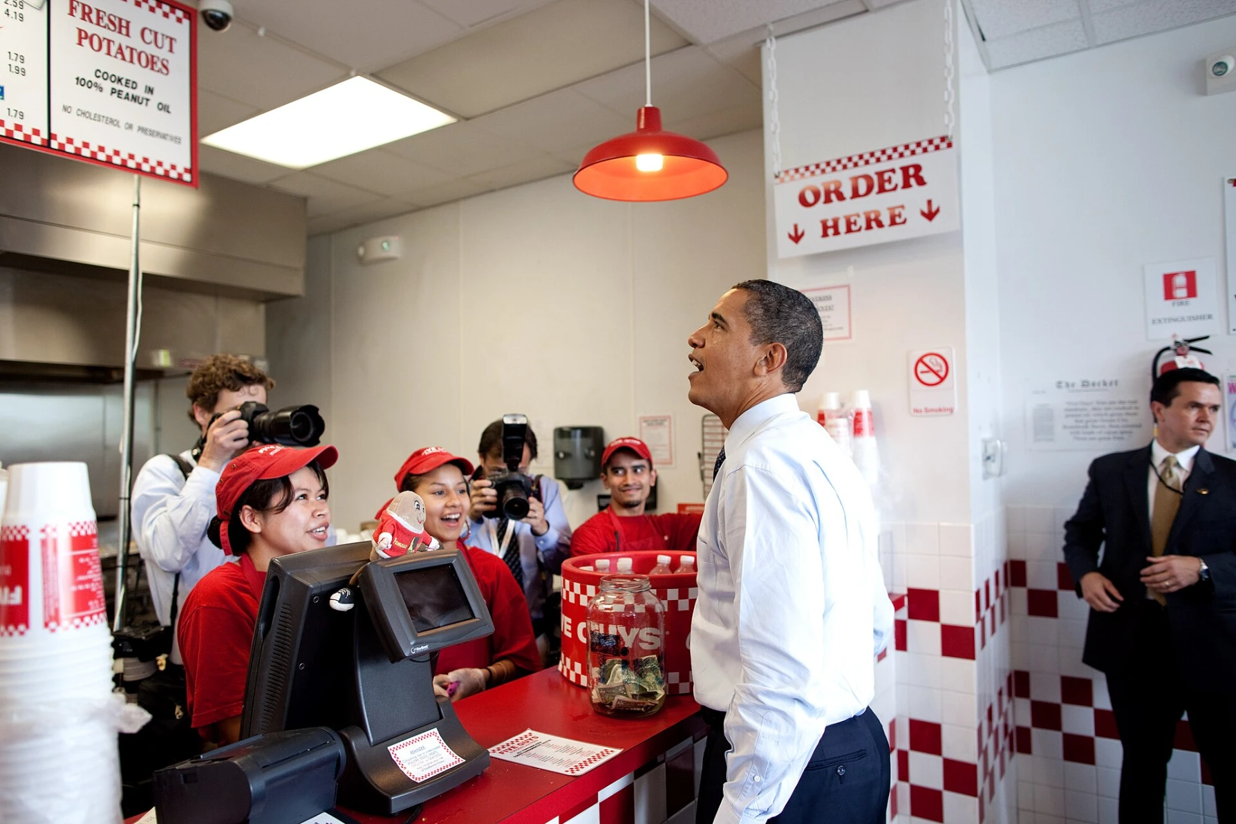 obama five guys
