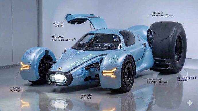 Prototipo Ferrari Volta by RedSwiss