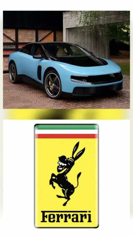 meme logo ferrari asino