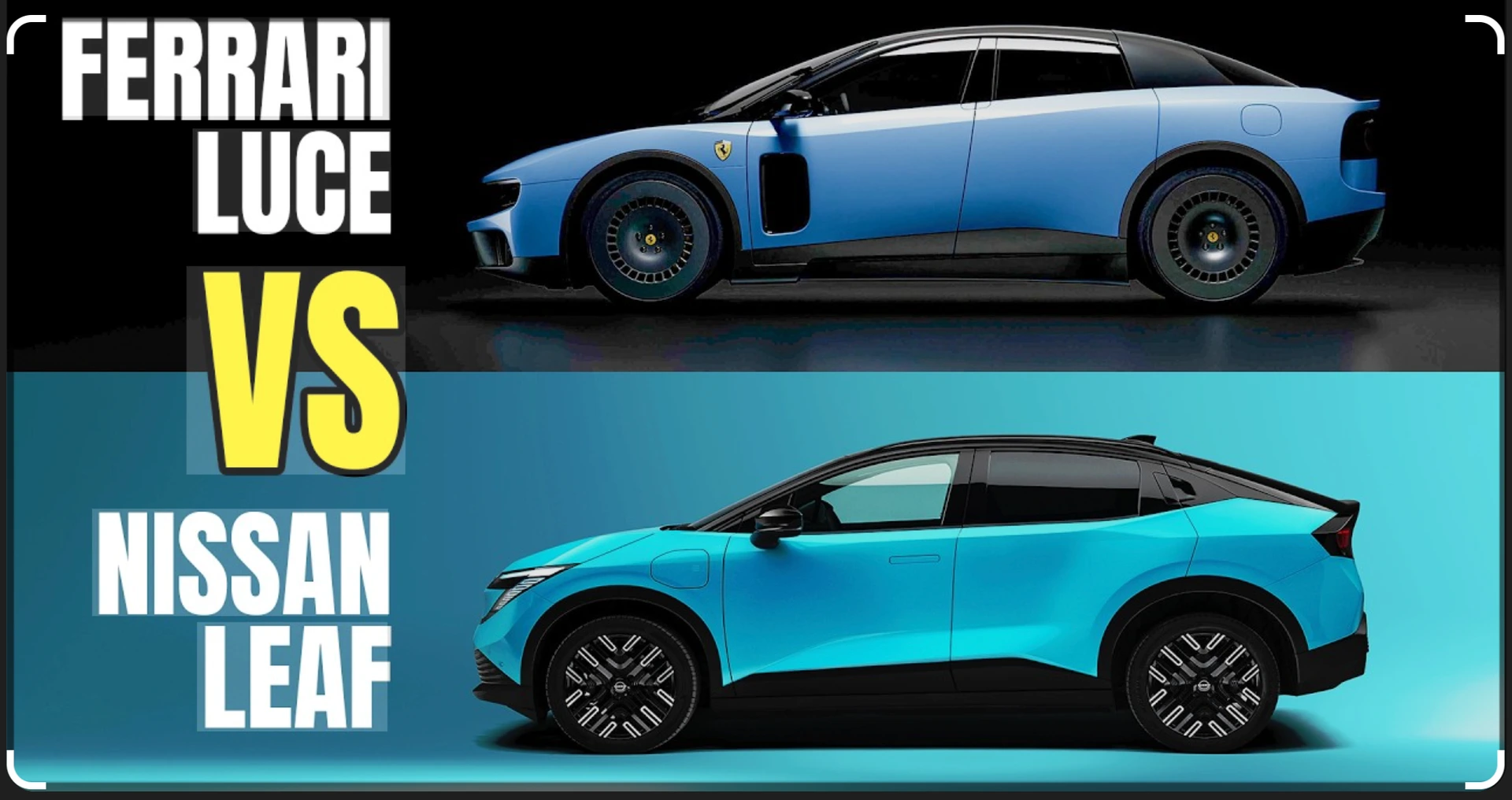 ferrari luce vs nissan leaf